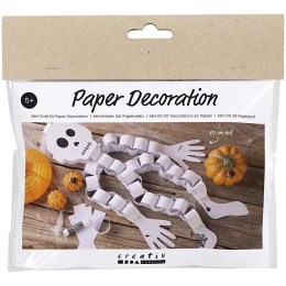 Mini DIY-kit Pappersdekoration Skelett (5 år+) i gruppen Skapande & Hobby / Högtider och säsong / Halloween hos Pen Store (132625)