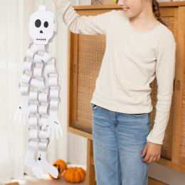 Mini DIY-kit Pappersdekoration Skelett (5 år+) i gruppen Skapande & Hobby / Högtider och säsong / Halloween hos Pen Store (132625)
