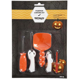 Pumpaverktyg 5 delar + mallar i gruppen Skapande & Hobby / Högtider och säsong / Halloween hos Pen Store (132630)