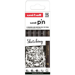 Pin Fineliner 5-set Sketching i gruppen Pennor / Skriva / Fineliners hos Pen Store (132729)