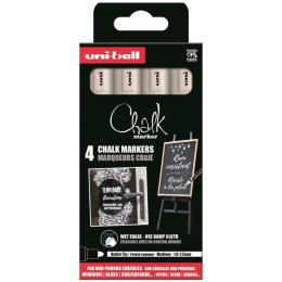 Chalk Marker PWE-5M 4-set White i gruppen Pennor / Märkning och kontor / Märkpennor hos Pen Store (132734)