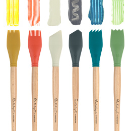 Catalyst Målarverktyg silicone långt skaft No 3 30 mm Green i gruppen Konstnärsmaterial / Ateljé / Målarknivar hos Pen Store (132796)