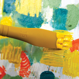 Catalyst Målarverktyg silicone långt skaft No 4 30 mm Yellow i gruppen Konstnärsmaterial / Ateljé / Målarknivar hos Pen Store (132797)