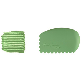 Catalyst Målarverktyg silicone wedge No 3 Green i gruppen Konstnärsmaterial / Ateljé / Målarknivar hos Pen Store (132802)