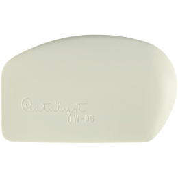 Catalyst Målarverktyg silicone wedge No 6 White i gruppen Konstnärsmaterial / Ateljé / Målarknivar hos Pen Store (132803)