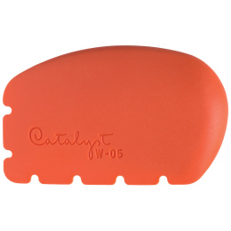 Catalyst Målarverktyg silicone wedge No 5 Orange i gruppen Konstnärsmaterial / Ateljé / Målarknivar hos Pen Store (132805)