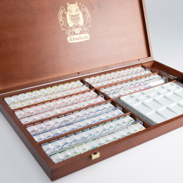 Horadam Aquarell Wood 140-set i gruppen Konstnärsmaterial / Konstnärsfärger / Akvarellfärg / Akvarellfärg i kopp hos Pen Store (132973)