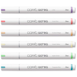 Acrea Paint Marker 6-set Light Colours i gruppen Pennor / Konstnärspennor / Illustrationsmarkers hos Pen Store (133047)