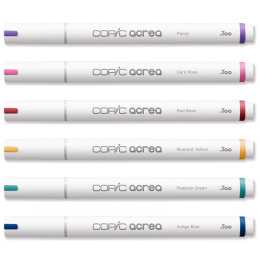 Acrea Paint Marker 6-set Deep Colours i gruppen Pennor / Konstnärspennor / Illustrationsmarkers hos Pen Store (133048)