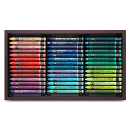 Neocolor II Aquarelle 84-set i träskrin i gruppen Kundsegment / Kundsegment Art hos Pen Store (133053)