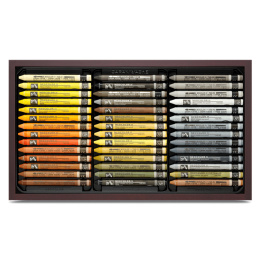 Neocolor II Aquarelle 84-set i träskrin i gruppen Kundsegment / Kundsegment Art hos Pen Store (133053)