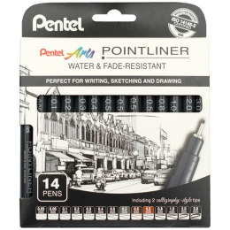 Pointliner 14-set i gruppen Pennor / Skriva / Fineliners hos Pen Store (133076)