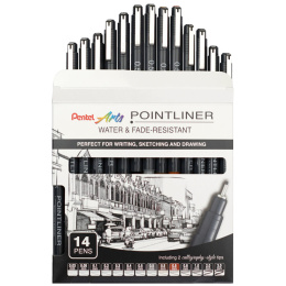 Pointliner 14-set i gruppen Pennor / Skriva / Fineliners hos Pen Store (133076)