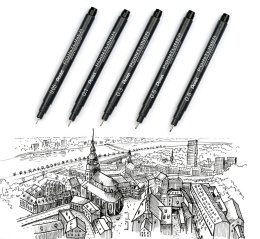 Pointliner 8-set i gruppen Pennor / Skriva / Fineliners hos Pen Store (133077)