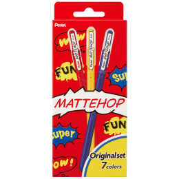 Mattehop Gelpenna Original Colours 7-pack i gruppen Pennor / Skriva / Gelpennor hos Pen Store (133079)