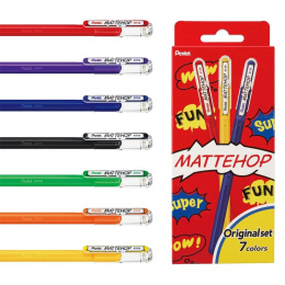 Mattehop Gelpenna Original Colours 7-pack i gruppen Pennor / Skriva / Gelpennor hos Pen Store (133079)