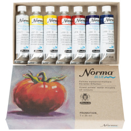 Norma Blue Oljefärg 7x35 ml i gruppen Konstnärsmaterial / Konstnärsfärger / Oljefärg hos Pen Store (133140)