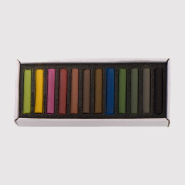 Soft Pastels Dark 12-set i gruppen Konstnärsmaterial / Kritor och blyerts / Pastellkritor hos Pen Store (133363)