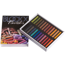 Soft Pastels Dark 24-set i gruppen Konstnärsmaterial / Konstnärsfärger / Pastell hos Pen Store (133368)