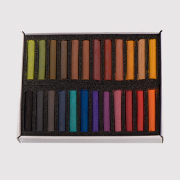 Soft Pastels Dark 24-set i gruppen Konstnärsmaterial / Konstnärsfärger / Pastell hos Pen Store (133368)