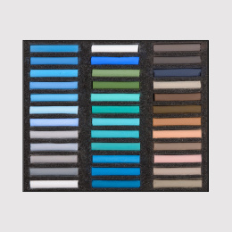 Soft Pastels Marine 36-set i gruppen Konstnärsmaterial / Kritor och blyerts / Pastellkritor hos Pen Store (133375)