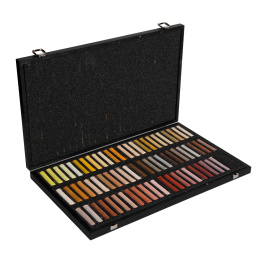 Soft Pastels Wood Box 204-set i gruppen Konstnärsmaterial / Konstnärsfärger / Pastell / Torrpastell hos Pen Store (133646)