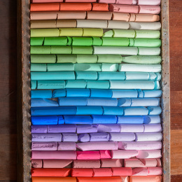 Soft Pastels Wood Box 204-set i gruppen Konstnärsmaterial / Konstnärsfärger / Pastell / Torrpastell hos Pen Store (133646)