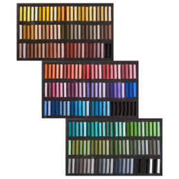 Soft Pastels Wood Box 204-set i gruppen Konstnärsmaterial / Konstnärsfärger / Pastell / Torrpastell hos Pen Store (133646)