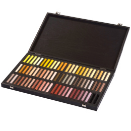 Soft Pastels Wood Box 204-set i gruppen Konstnärsmaterial / Konstnärsfärger / Pastell / Torrpastell hos Pen Store (133646)