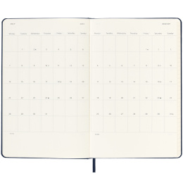 12M Daily Kalender 2025 Hardcover Large Black i gruppen Papper & Block / Kalendrar och almanackor / 12-månaderskalendrar hos Pen Store (133761)