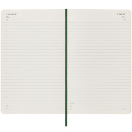 12M Daily Kalender 2025 Hardcover Large Myrtle Green i gruppen Papper & Block / Kalendrar och almanackor / 12-månaderskalendrar hos Pen Store (133763)