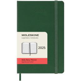 12M Daily Kalender 2025 Hardcover Pocket Myrtle Green i gruppen Papper & Block / Kalendrar och almanackor / 12-månaderskalendrar hos Pen Store (133772)