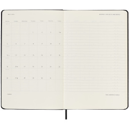 12M Kalender 2025 Weekly PRO Large Black i gruppen Papper & Block / Kalendrar och almanackor / 12-månaderskalendrar hos Pen Store (133780)