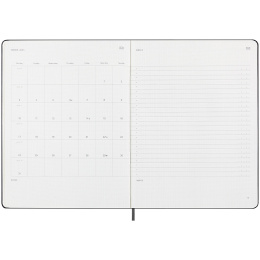 12M M+ Digital Planner Weekly Note 2025 XL Black i gruppen Papper & Block / Kalendrar och almanackor / Specialkalendrar hos Pen Store (133782)