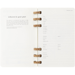 12M Spiral Planner 2025 XL Black i gruppen Papper & Block / Kalendrar och almanackor / 12-månaderskalendrar hos Pen Store (133785)