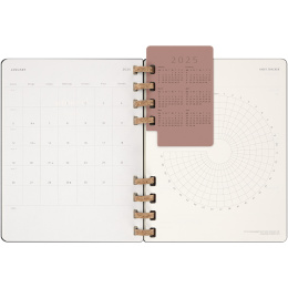 12M Spiral Planner 2025 XL Black i gruppen Papper & Block / Kalendrar och almanackor / 12-månaderskalendrar hos Pen Store (133785)