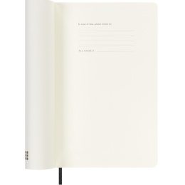 12M Weekly Notebook 2025 Hardcover Large Black i gruppen Papper & Block / Kalendrar och almanackor / 12-månaderskalendrar hos Pen Store (133792)