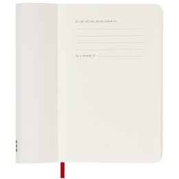 12M Weekly Notebook 2025 Hardcover Large Red i gruppen Papper & Block / Kalendrar och almanackor / 12-månaderskalendrar hos Pen Store (133797)