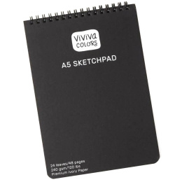 Sketchpad A5 Spiral 240g i gruppen Papper & Block / Konstnärsblock / Akvarellblock hos Pen Store (133841)