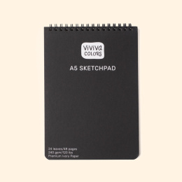 Sketchpad A5 Spiral 240g i gruppen Papper & Block / Konstnärsblock / Akvarellblock hos Pen Store (133841)