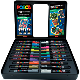 Posca Pop Colours 20-set i gruppen Pennor / Konstnärspennor / Akrylmarkers hos Pen Store (133850)