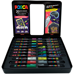 Posca Groovy Colours 20-set i gruppen Pennor / Konstnärspennor / Akrylmarkers hos Pen Store (133851)