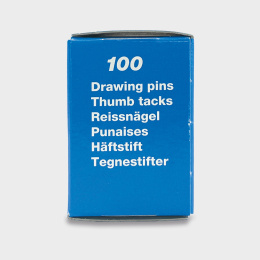 Häftstift Mässing Färgmix 100-pack i gruppen Skapande & Hobby / Organisera / Hemmakontor hos Pen Store (134010)