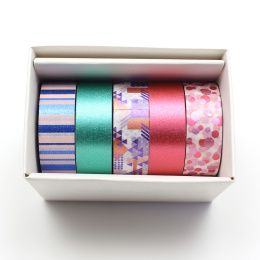 Washi-tejp Gift Box Bright i gruppen Skapande & Hobby / Hobbytillbehör / Washi-tejp hos Pen Store (134043)