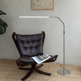 Slimline 4 Floor Lamp Brushed Steel i gruppen Skapande & Hobby / Hobbytillbehör / Belysning hos Pen Store (134054)