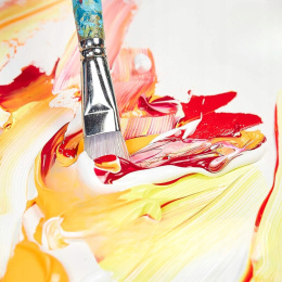 Akrylset 24 färger (59 ml) + 12 penslar i gruppen Konstnärsmaterial / Konstnärsfärger / Akrylfärg hos Pen Store (134423)