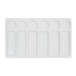 Artists Porslinspalett Rektangulär 12x20 cm i gruppen Konstnärsmaterial / Ateljé / Paletter hos Pen Store (134469)