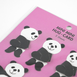 Mini-kort Panda 5-pack i gruppen Skapande & Hobby / Högtider och säsong / Kort och kuvert hos Pen Store (134504)