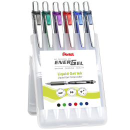 Energel BL77 Rollerballpenna 0.7 6-set i gruppen Pennor / Skriva / Bläckpennor hos Pen Store (134573)