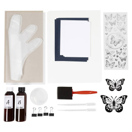 DIY-kit Cyanotype Skapa egna cyanotypi-tryck i gruppen Skapande & Hobby / Tekniker / Cyanotypi hos Pen Store (134599)